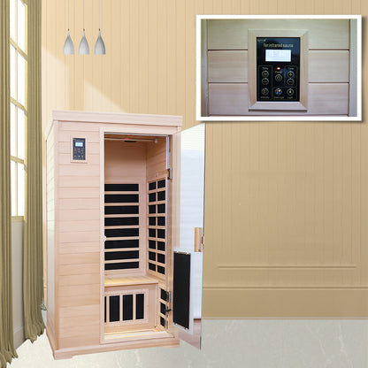 Two person far infrared sauna room