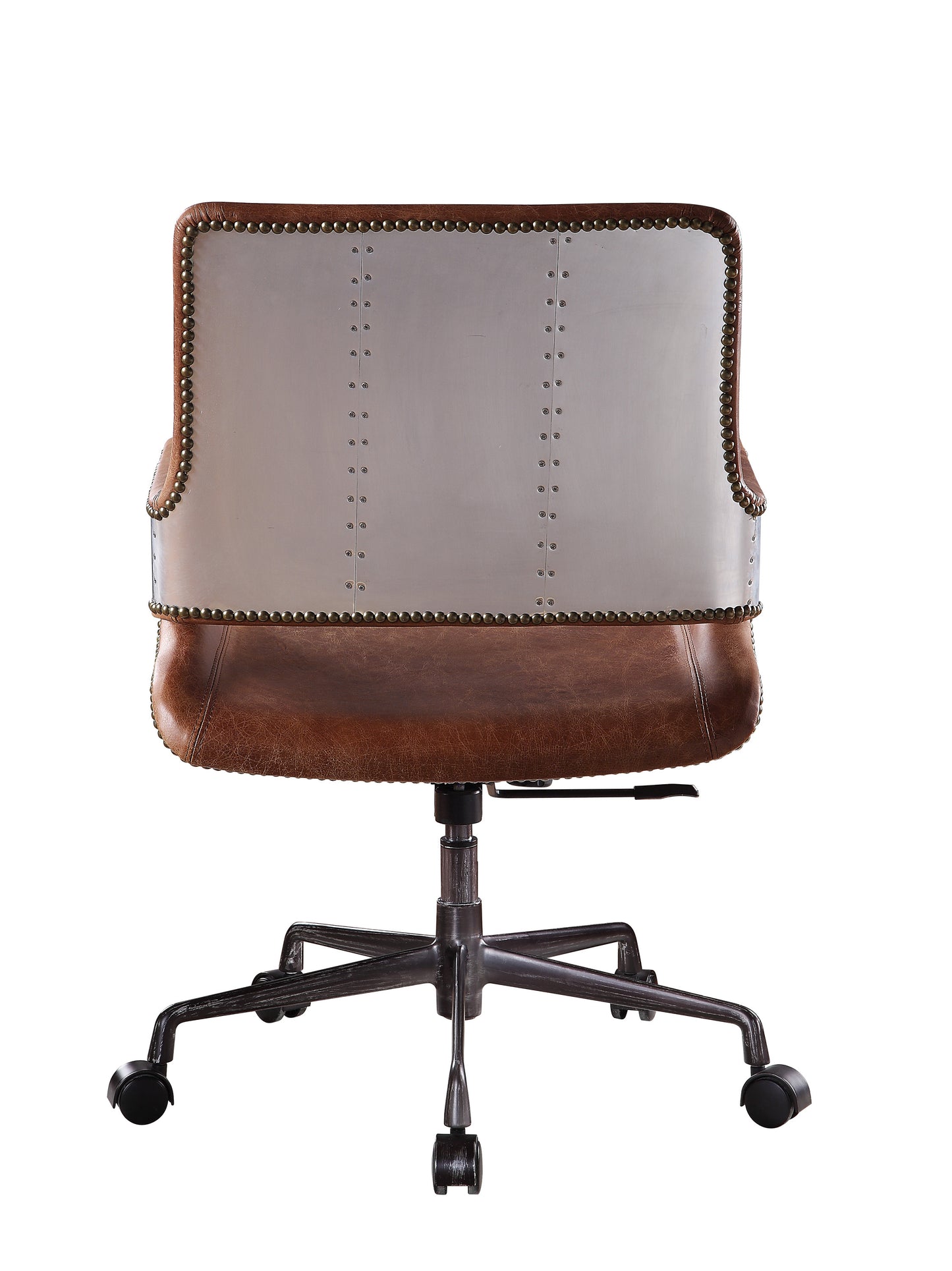 ACME Kamau Office Chair, Vintage Cocoa Top Grain Leather 92567