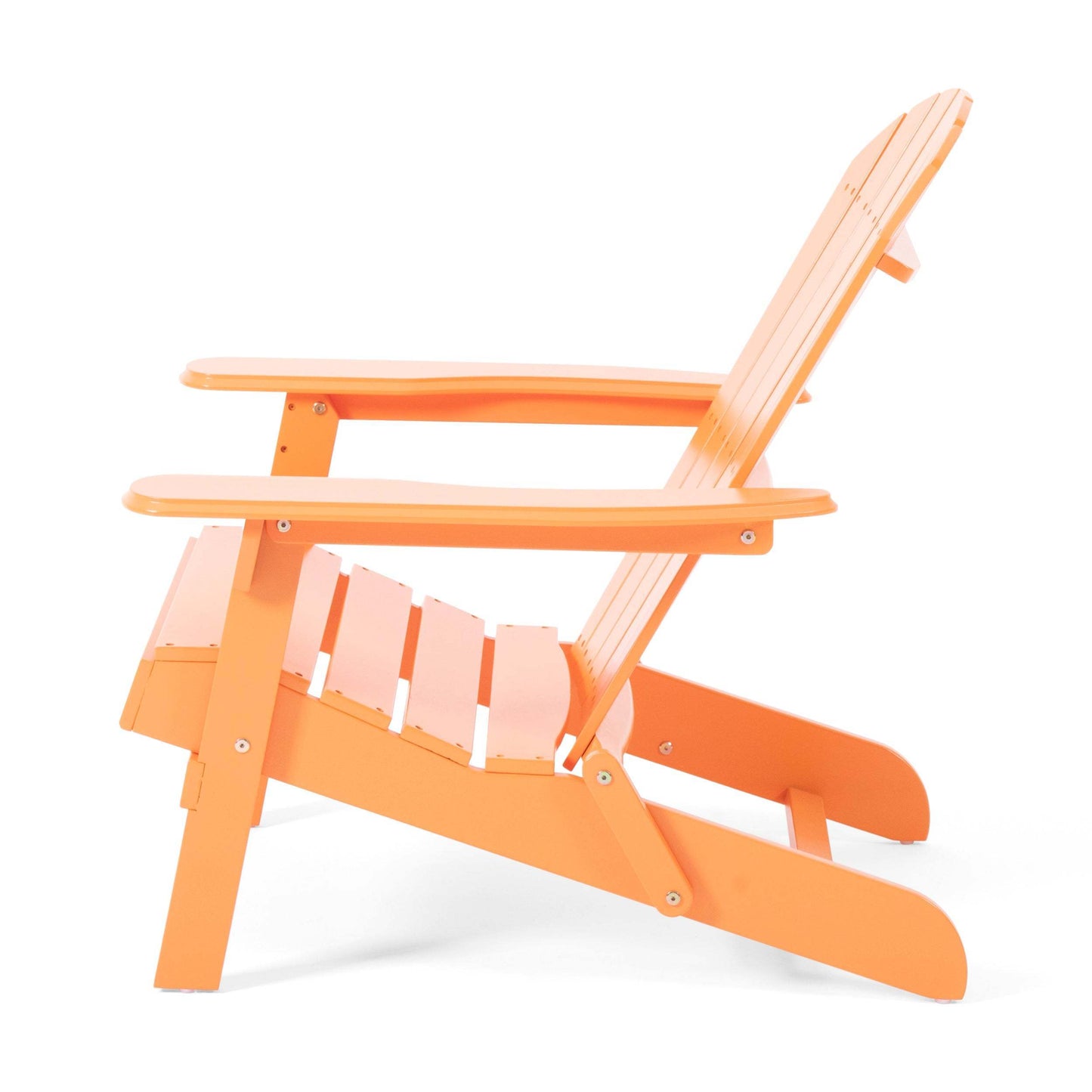 Cartagena Outdoor Acacia Wood AdirondackTangerine
 Chair