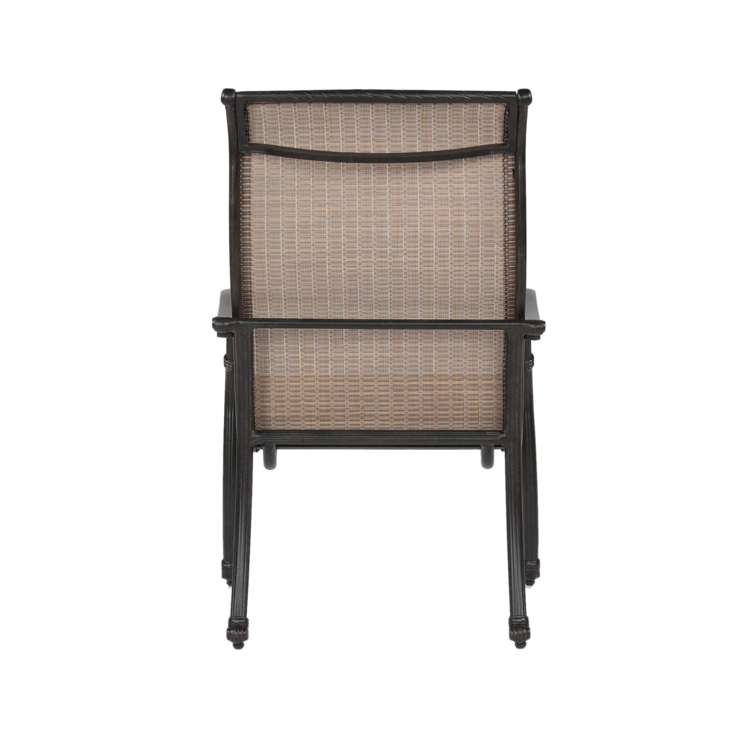 Patio Outdoor Sling Rocker Patio 2 Chairs With Aluminum Frame, All-Weather Furniture