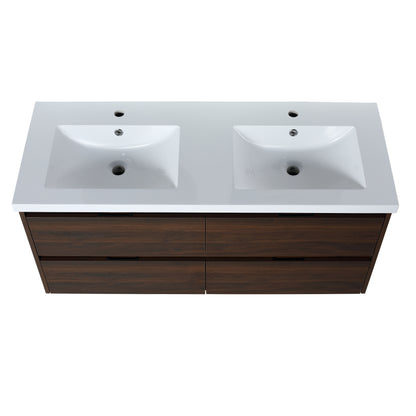 Bathroom Vanity with 4 Soft Close drawers, 48x18