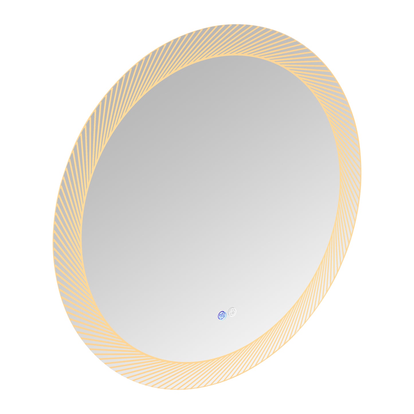 30 Inch LED Mirror, Wall-Mounted Vanity Mirrors, Bathroom Anti-Fog Mirror, Dimmable Bathroom Mirror