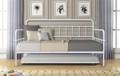 Metal Frame Daybed with trundle