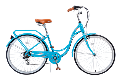 Ladys Bike, 7 Speed, Steel Frame, Multiple Colors
