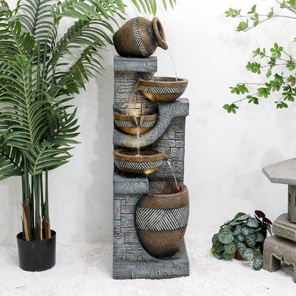 Cliffdell Resin Fountain With Ligh