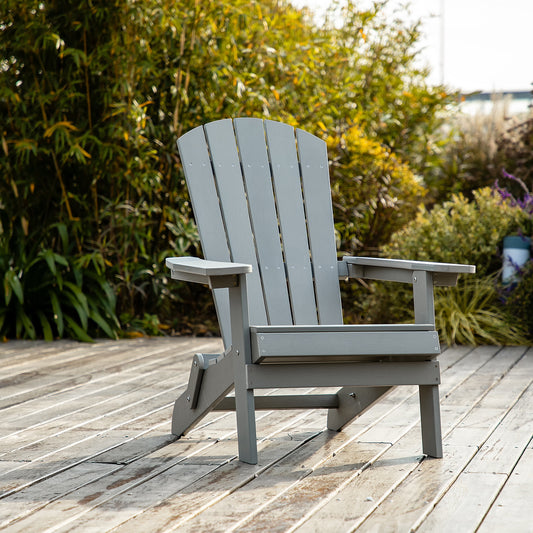 Parthaon Plastic Folding Adirondack Chair