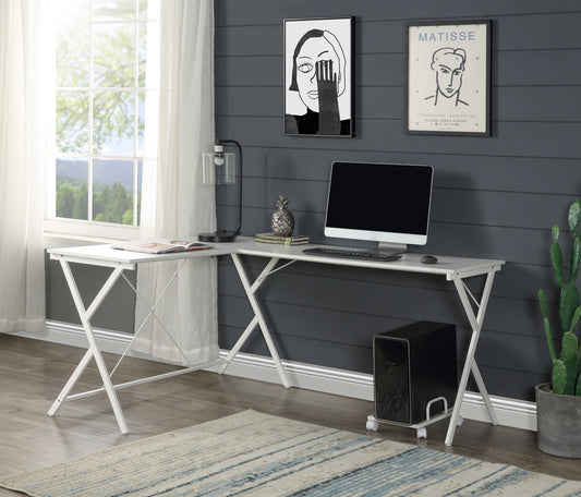 ACME Dazenus Computer Desk in  White Finish OF00050