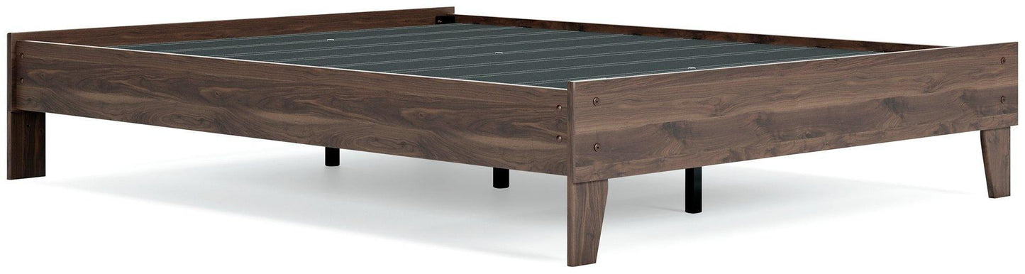 Ashley Calverson Dark Brown Casual Full Platform Bed EB3660-112