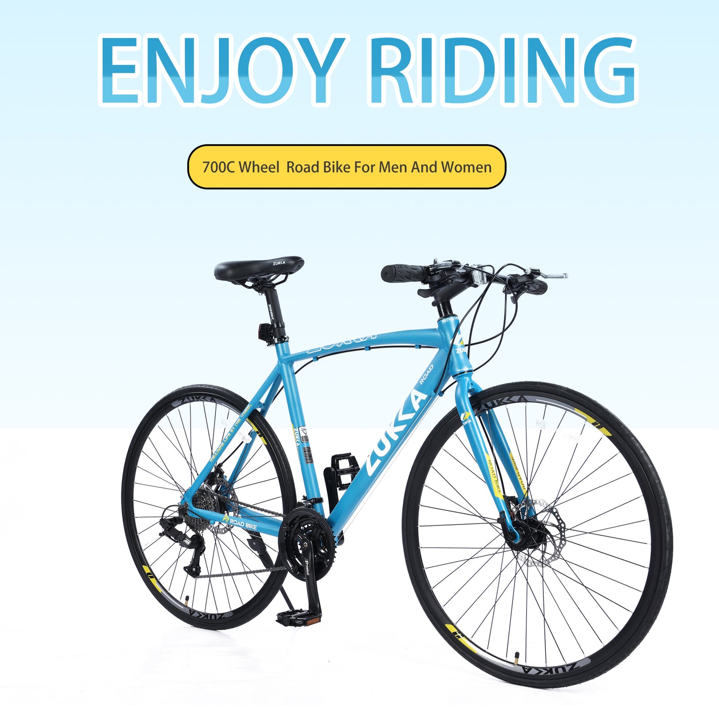 27 Speed Hybrid bike Disc Brake 700C Road Bike For men women's City Bicycle