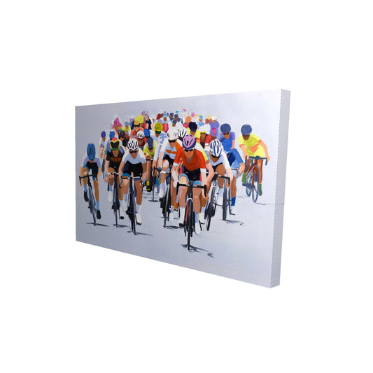 Cycling competition - 12x18 Print on canvas