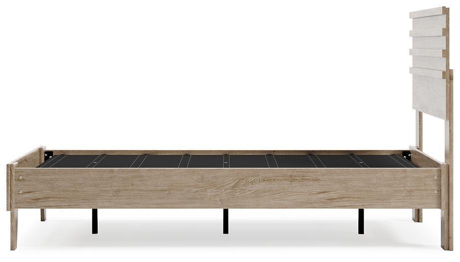 Ashley Oliah Natural Contemporary Twin Panel Platform Bed EB2270B5