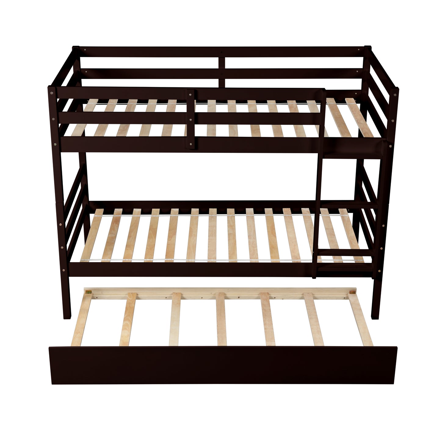 TWIN BUNKBED WITH TWIN TRUNDLE
