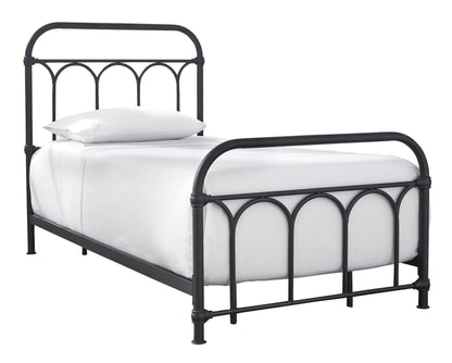 Ashley Nashburg Black Casual Twin Metal Bed B280-671