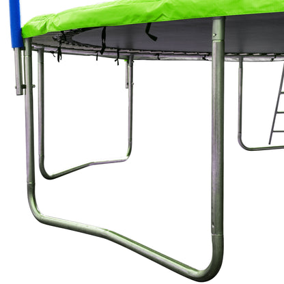 16FT TRAMPOLINE(GREEN) WITH BACKBOARD