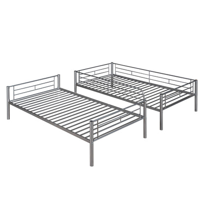 Twin Over Twin Metal Bunk Bed (Silver) ( old sku: MF189201NAA )