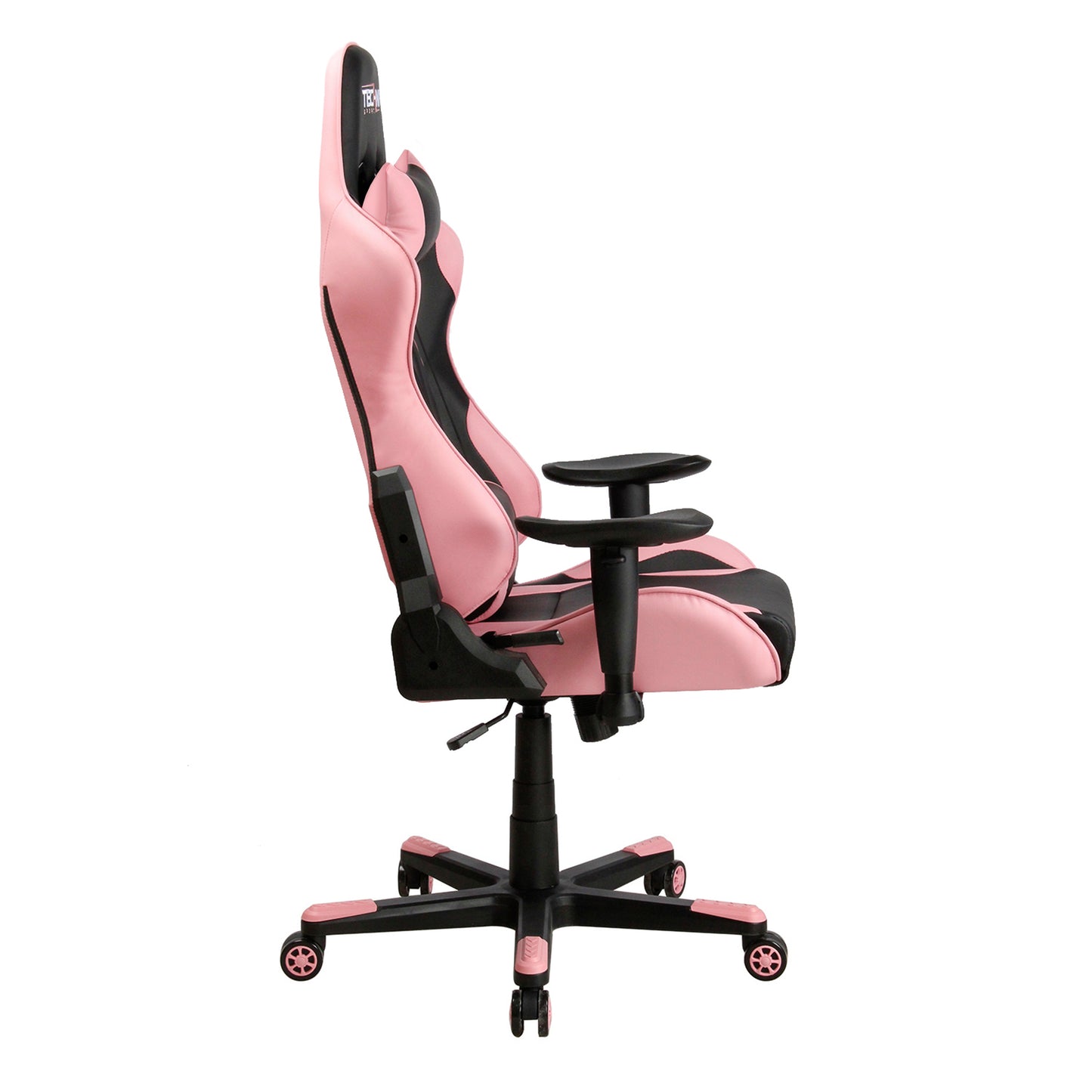 Techni Sport TS-4300 Ergonomic High Back Racer Style PC Gaming Chair, Pink