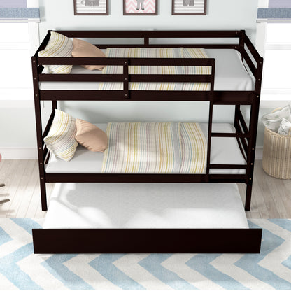 TWIN BUNKBED WITH TWIN TRUNDLE