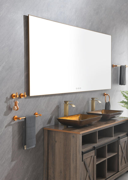 LTL needs to consult the warehouse addressSuper Bright Led Bathroom Mirror with Lights, Metal Frame Mirror Wall Mounted Lighted Vanity Mirrors for Wall, Anti Fog Dimmable Led Mirror for Makeup