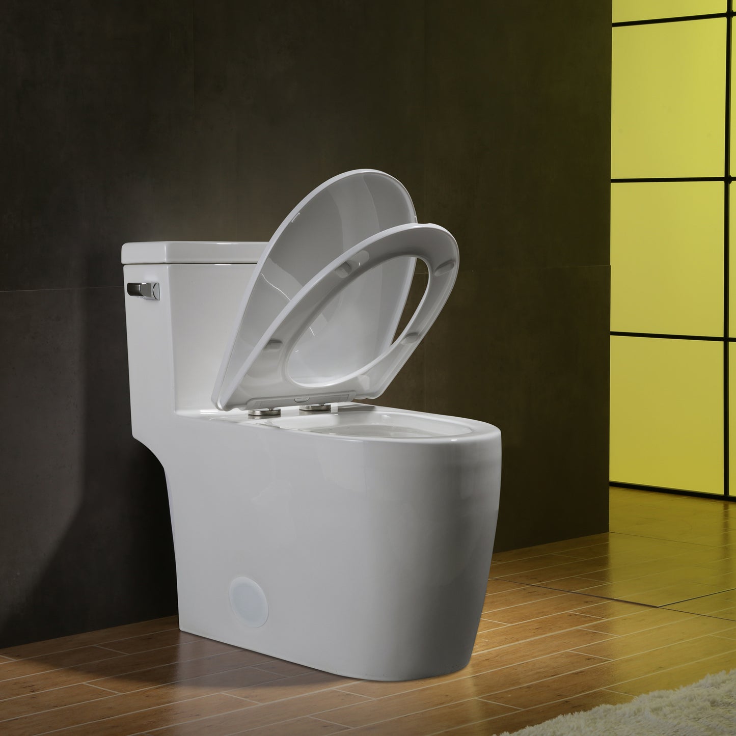 1.28 GPM (Water Efficient) One-Piece ADA Elongated Toilet, Soft Close Seat Included (cUPC Approved) - 28.7"x16.5"x28.7"