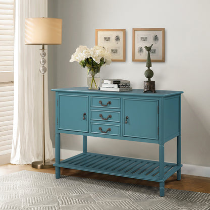 Pactolus 45"Console Table with Drawers and with Shelves