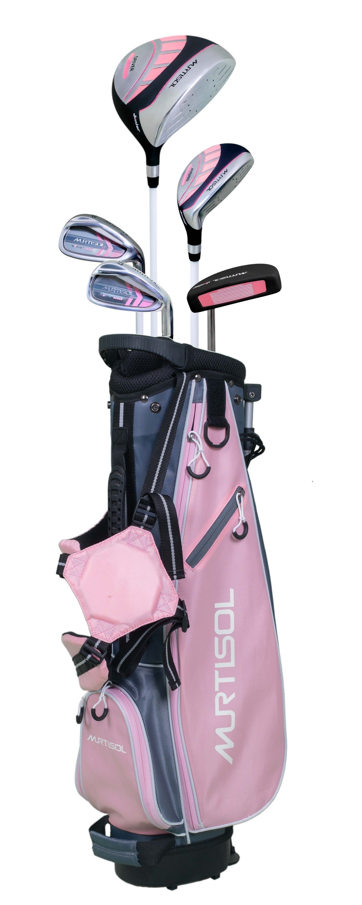 11-13 years old child's RH golf club 5-piece set pink