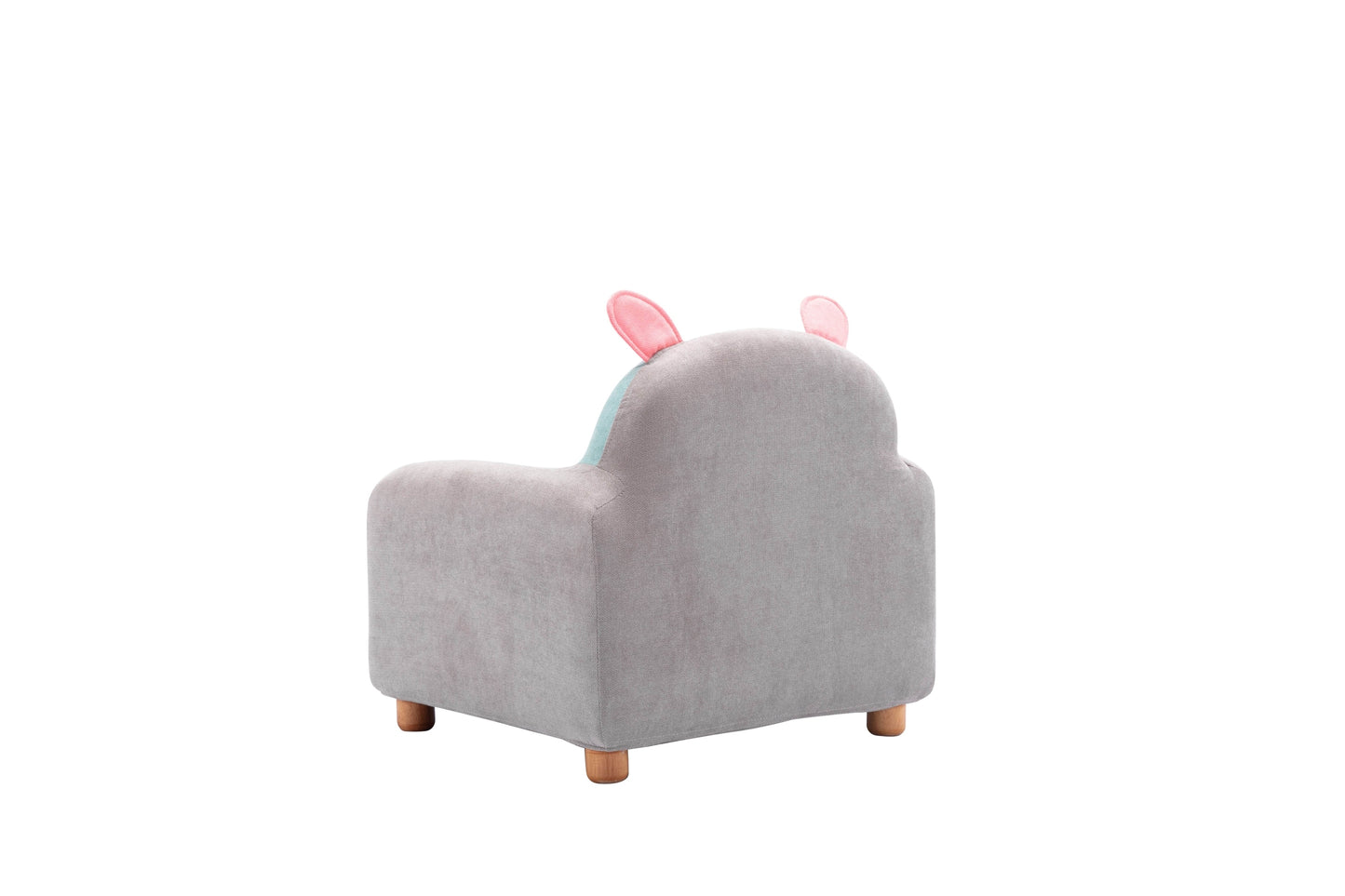 Beautiful Kids Chair 1pc Rabbit Grey