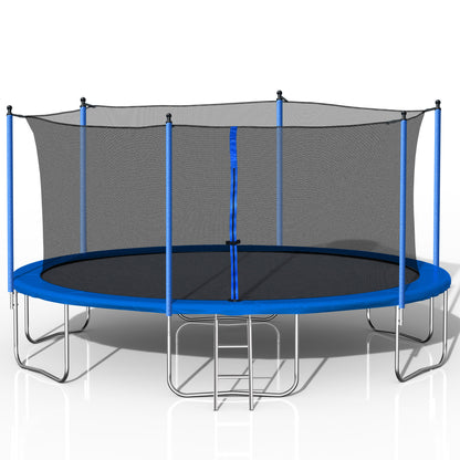 14FT TRAMPOLINE (STEEL TUBE,LADDER)