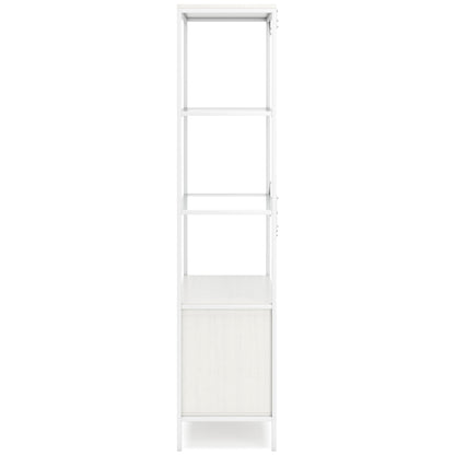 Ashley Deznee White Contemporary Large Bookcase H162-17