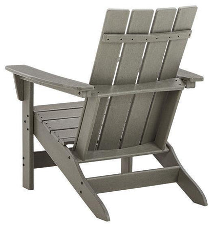 Ashley Visola Gray Contemporary Adirondack Chair P802-898