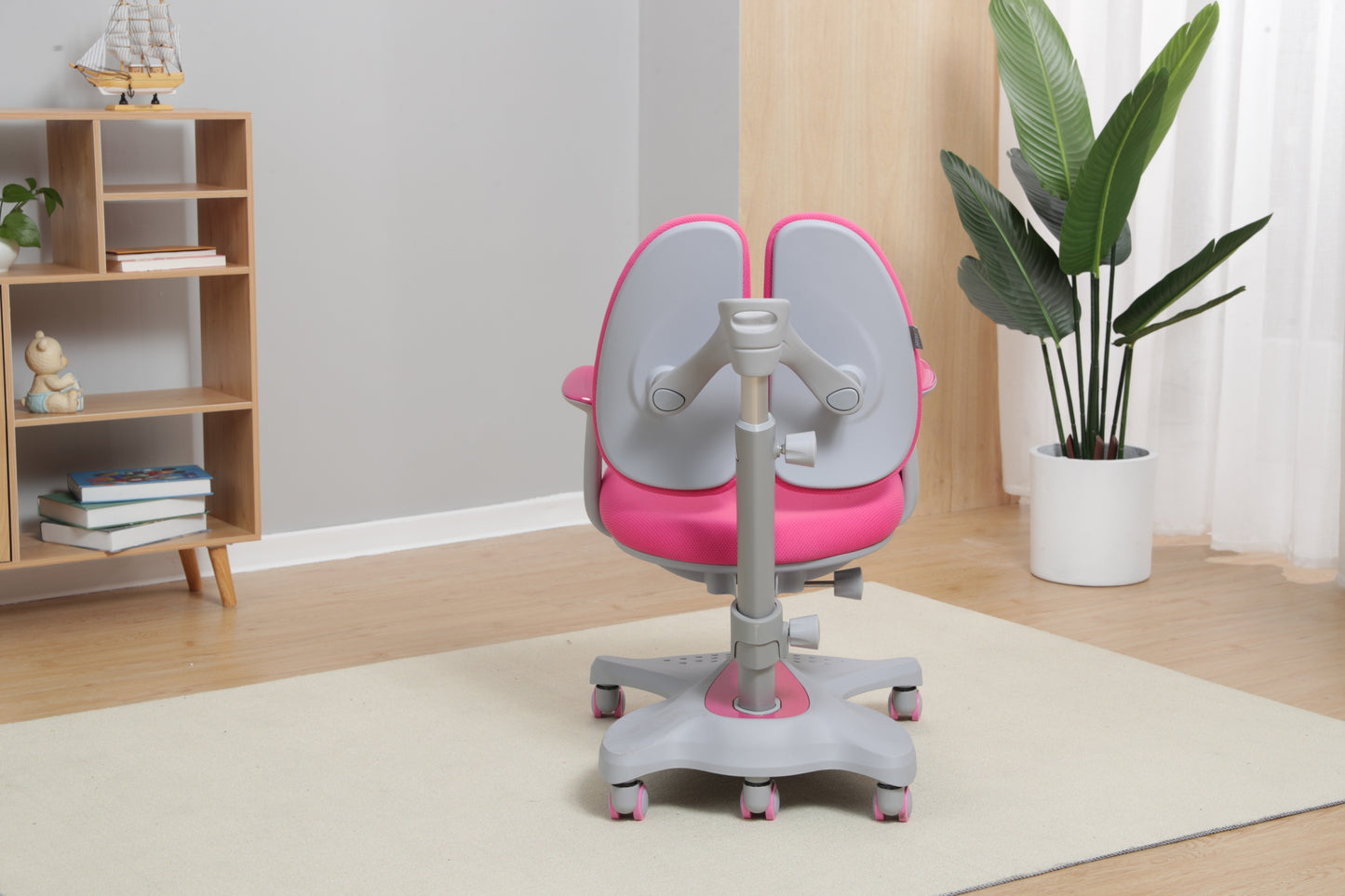 Ergonomic Height Adjustable Kids Chair Model C07/Pink