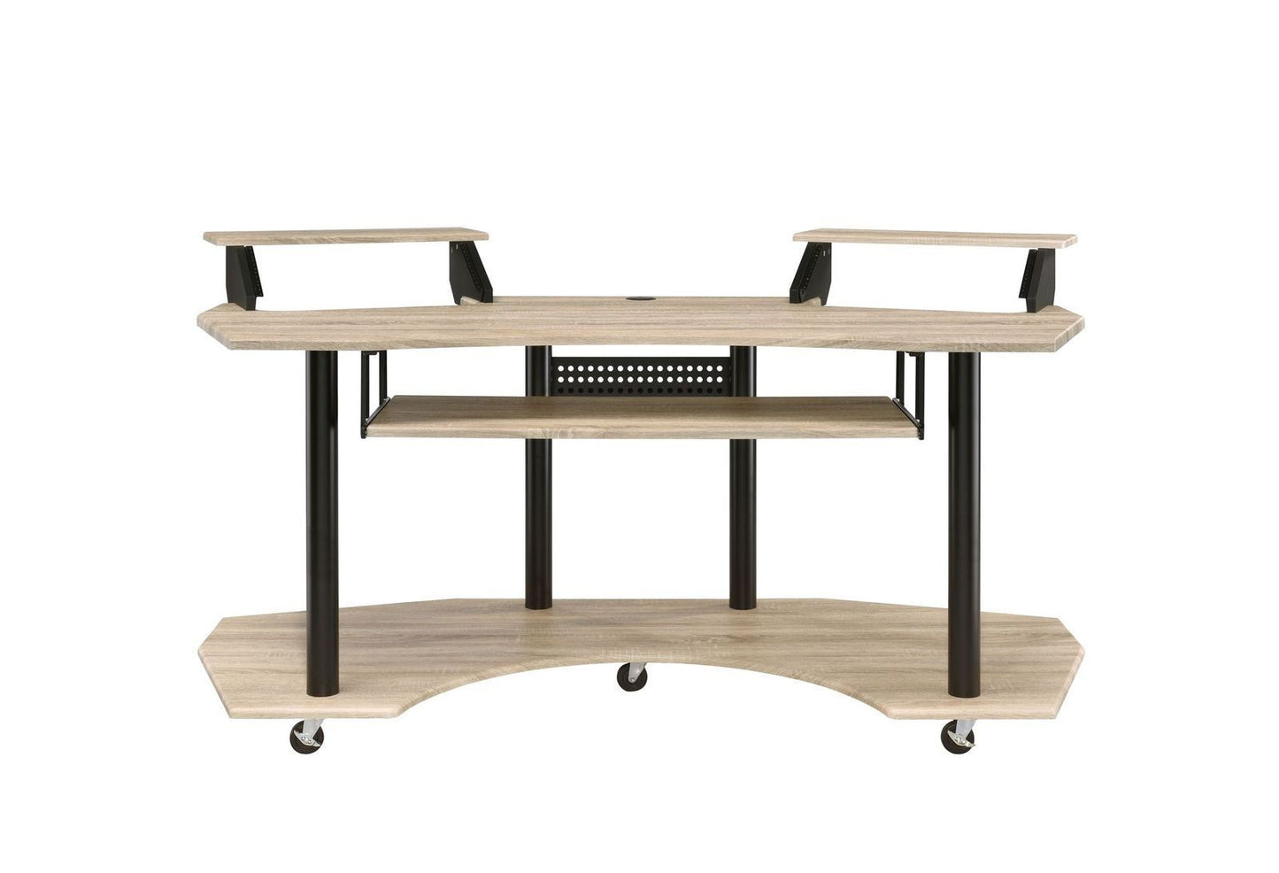 ACME Eleazar Computer Desk, Natural Oak 92892