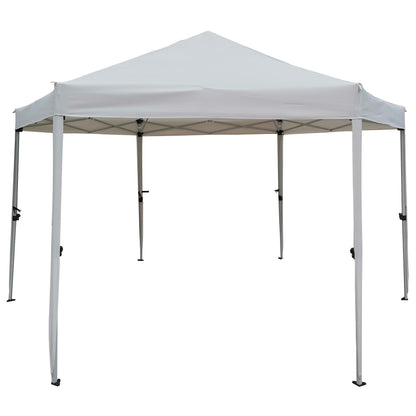 13 Ft. W x 13 Ft. D x 9.2ft Pop-Up Gazebo Tent Outdoor Canopy Hexagonal Canopies Gazebos & Pergolas 6 Sided for Patio Garden Backyard Sun Shelter BBQ Garden Events with Strong Steel Frame Storage Bag