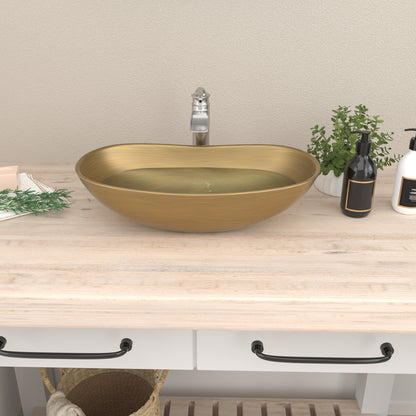 24 Bathroom Vessel Sink - 24x14 Oval Bathroom Sink Above Counter Porcelain Vessel Sink Round Bowl Sink Modern Large 24" Vessel Sink Above Counter