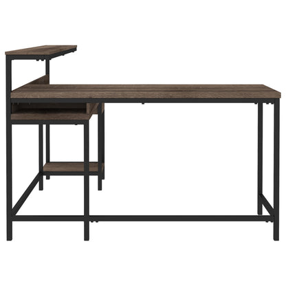 Ashley Arlenbry Contemporary Home Office L-Desk with Storage H275-24