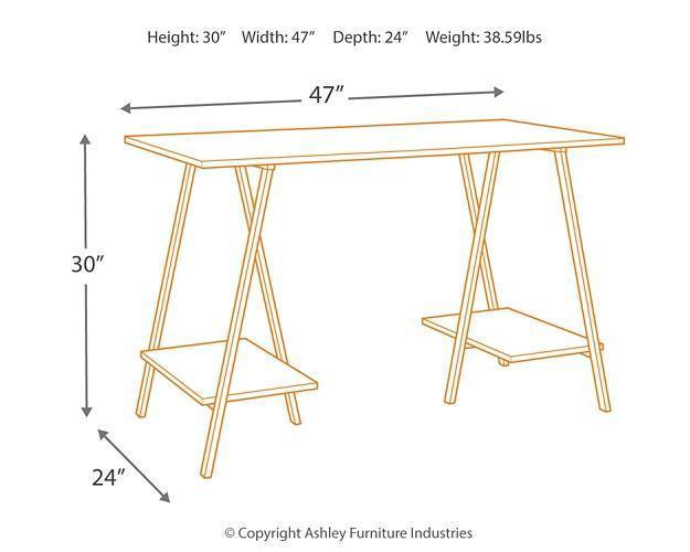 Ashley Bertmond 47" Contemporary Home Office Desk H300-310