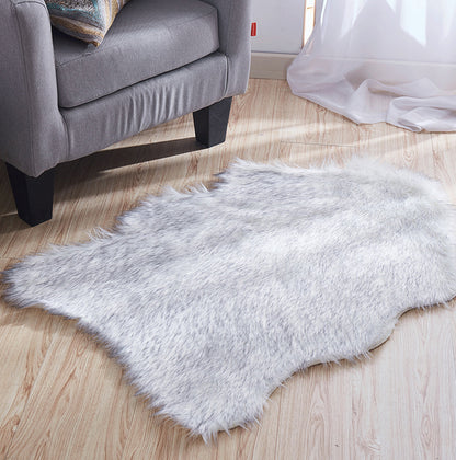 "Luxury Decorative" Hand Tufted Faux Fur Sheepskin Area Rug