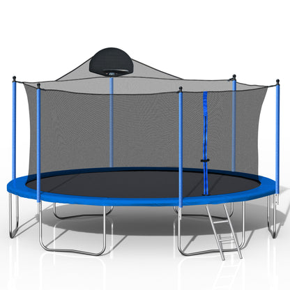 14FT TRAMPOLINE WITH BOARD+METAL