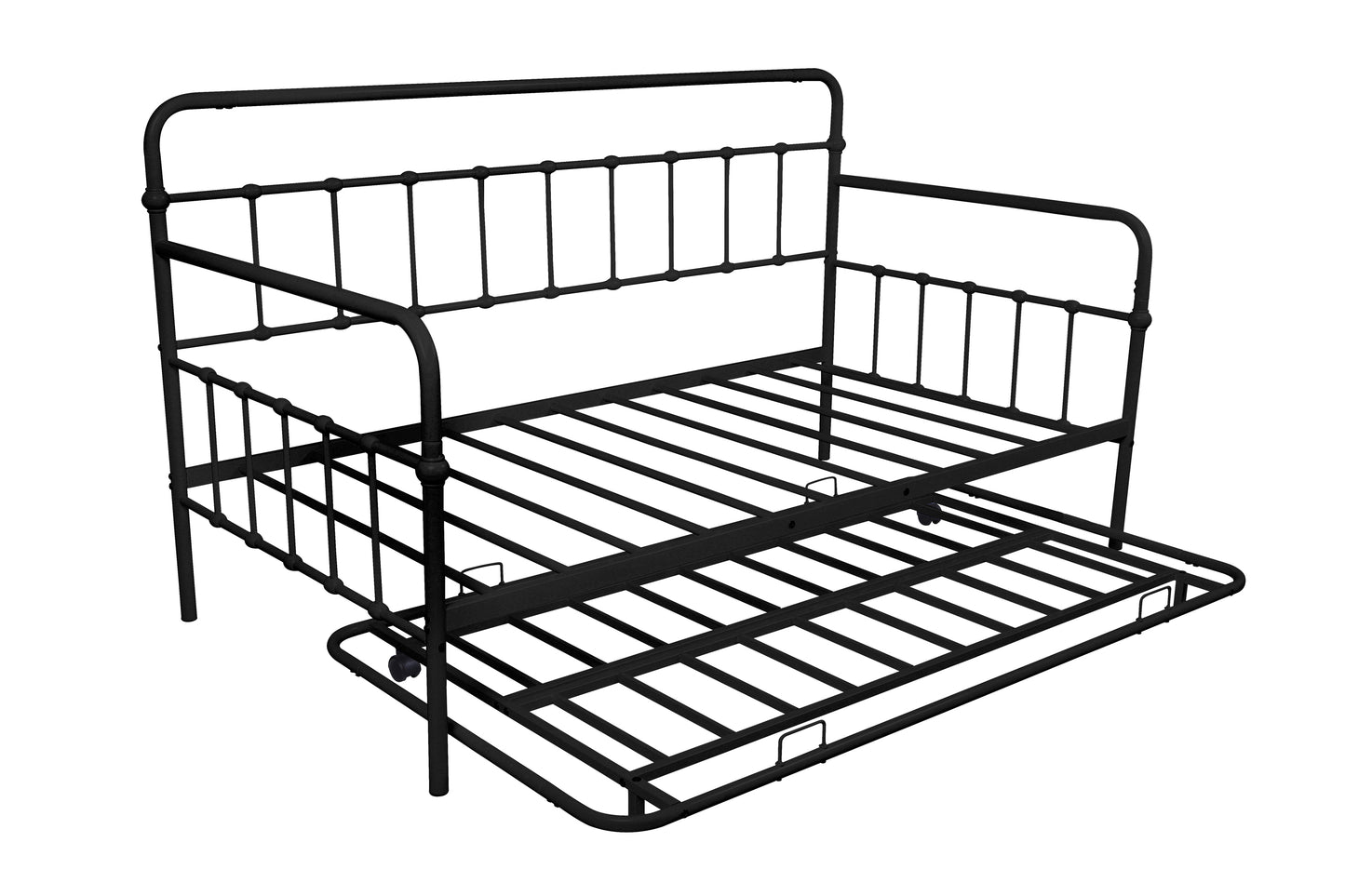 Metal Frame Daybed with trundle