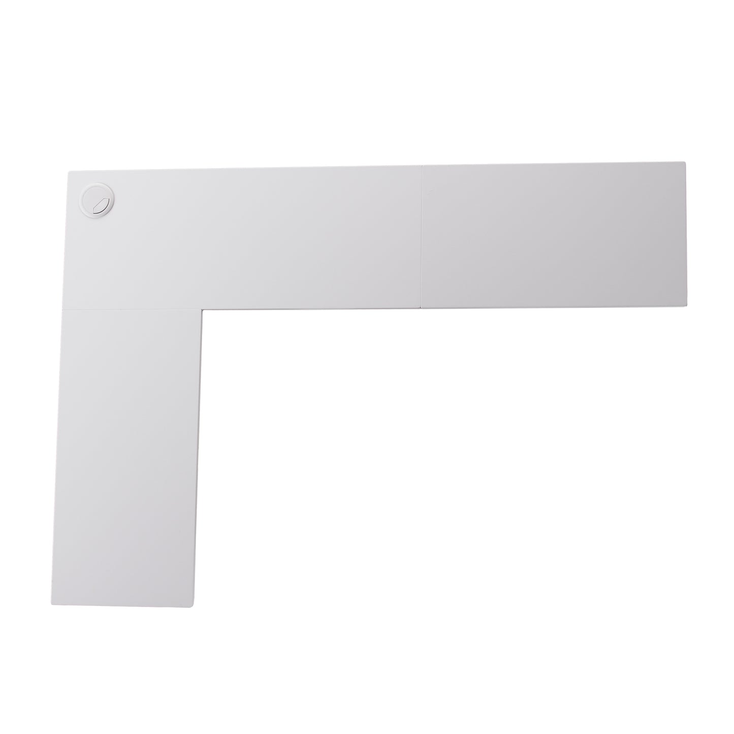 Fynn Wall Mount Corner Desk - White