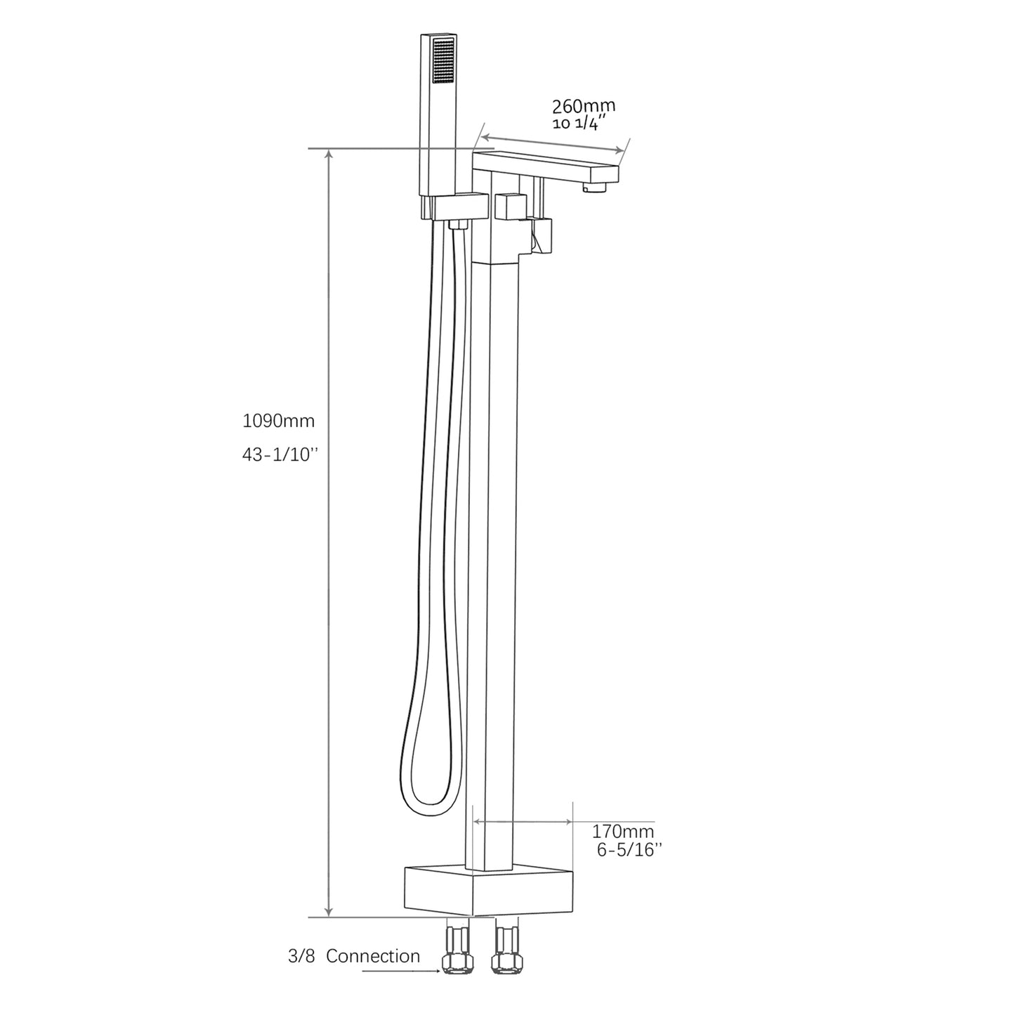 Freestanding Faucet