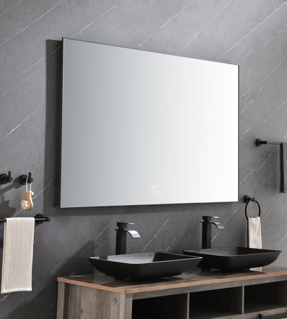 60x 36Inch LED Mirror Bathroom Vanity Mirror with Back Light, Wall Mount Anti-Fog Memory Large Adjustable Vanity Mirror