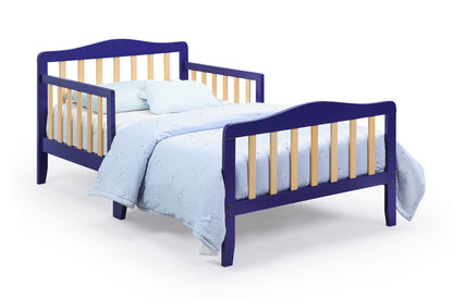 Twain Toddler Bed Blue/Natural