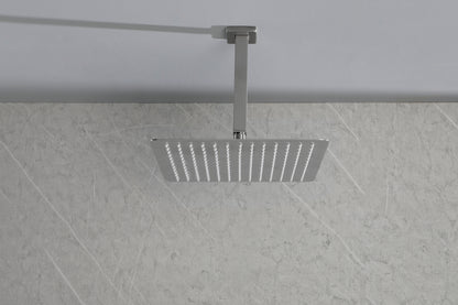 Matte Black  Bathroom Luxury Combo Set Ceiling Mounted Rainfall