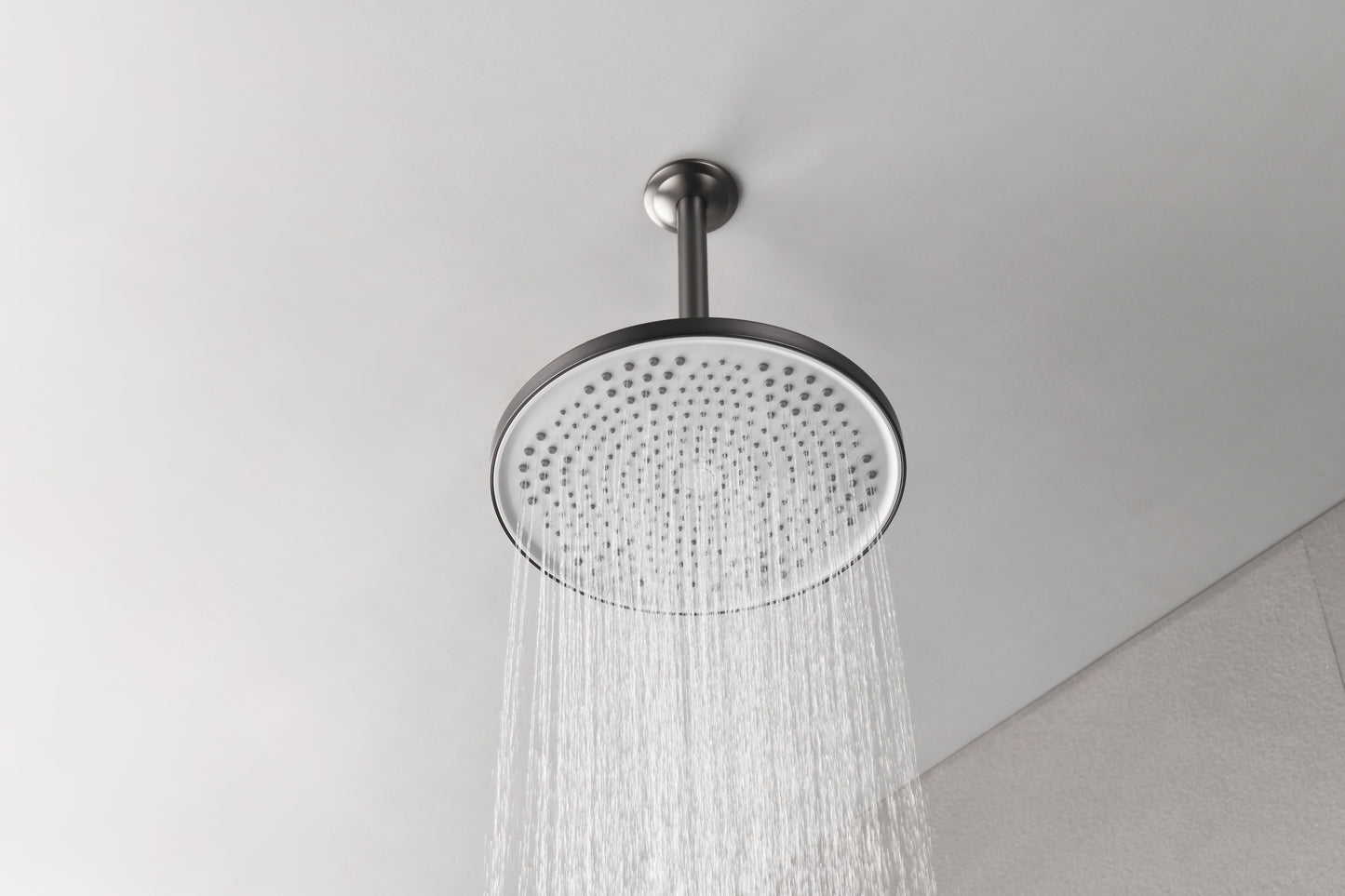 Shower Head - High Pressure Rain - Luxury Modern Look - No Hassle Tool-less 1-Min