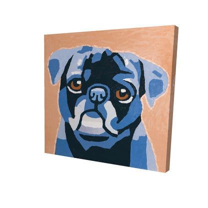 Flash the pug - 08x08 Print on canvas