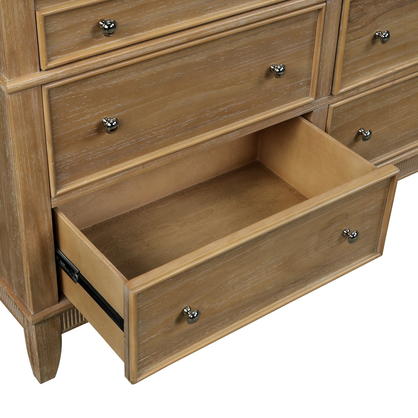 Hazel 6 Drawers Dresser Solid Wood