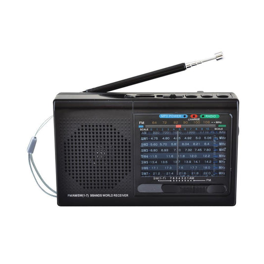 9 Band Radio With Bluetooth - Black by VYSN