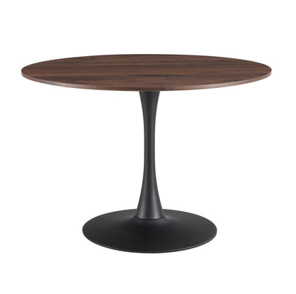 TULIP DINING TABLE ,Dia. 106cm ROUND, Nature Wood, 1pc per ctn