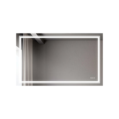 3660inch  Bathroom LED mirror Anti- fog mirror with button