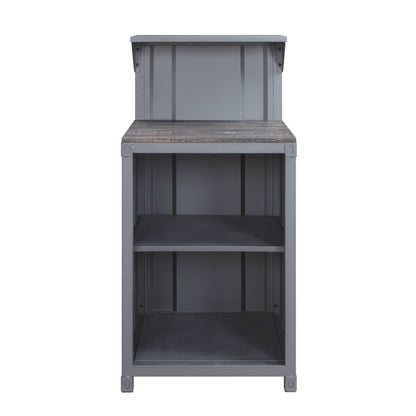 ACME Cargo Reception Desk in Gunmetal Finish AC00378